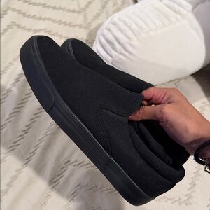 Non Slip Black Vans
